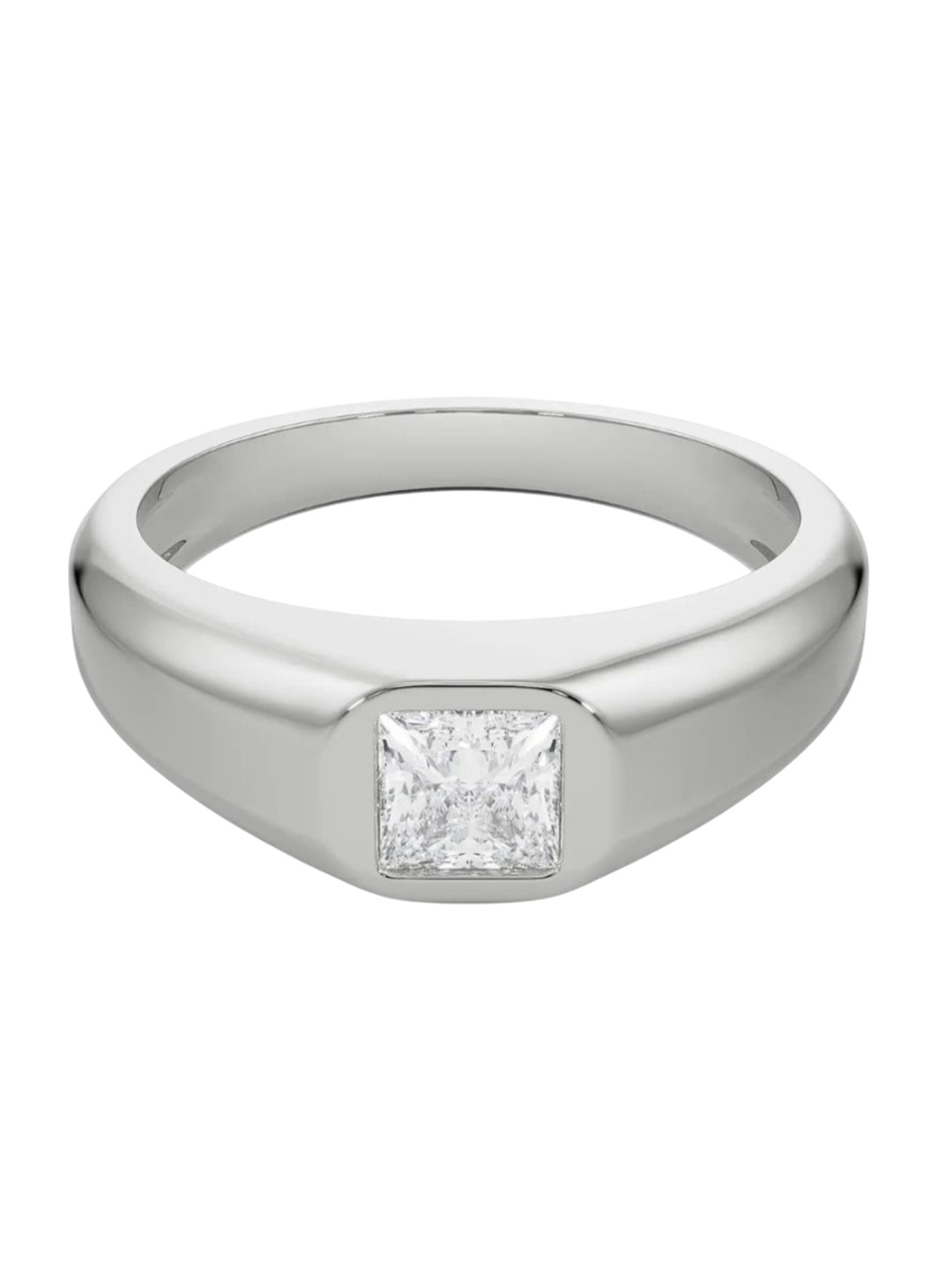 

Emori William Princess Cut Diamond Ring, Silver