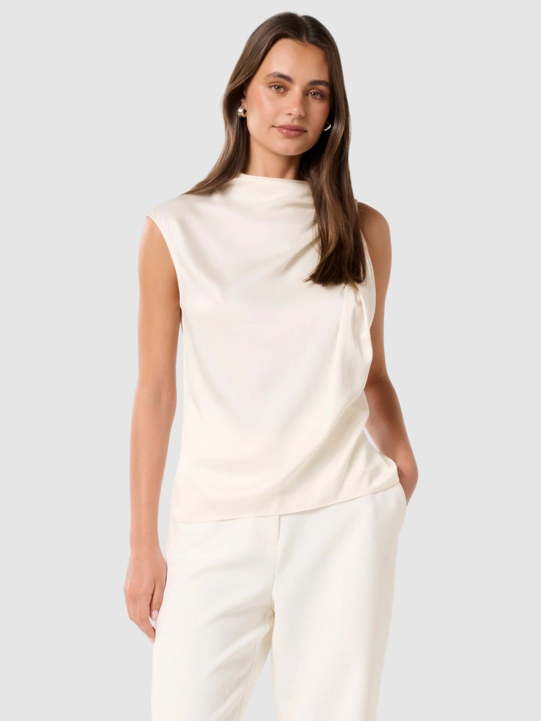 

Forever New Top, Cream