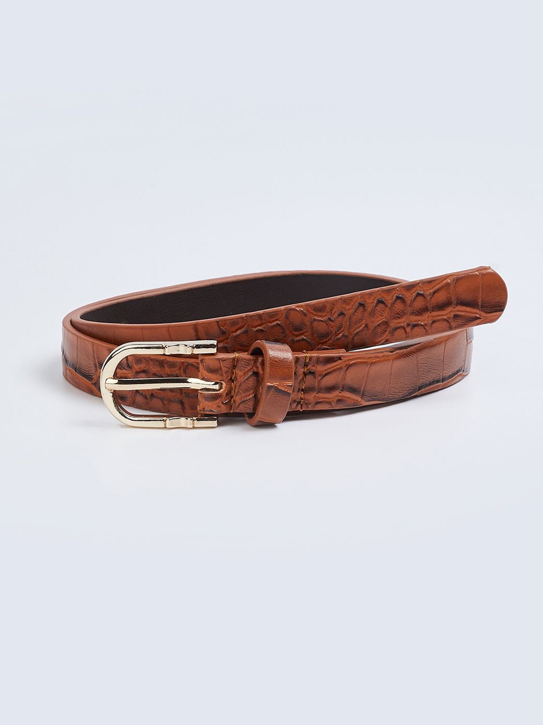 

max Women PU Belt, Brown