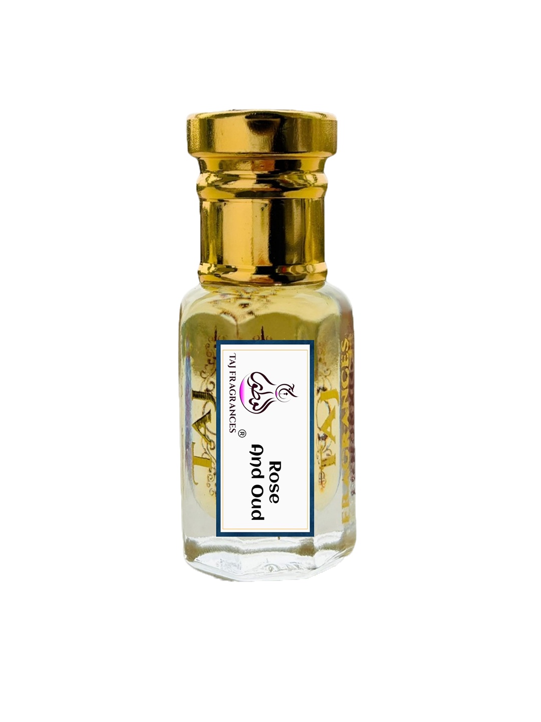 

Taj Fragrances Rose And Oud Alcohol Free Long Lasting Attar - 12 ml, Transparent