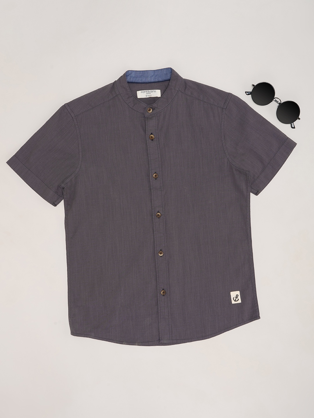 

Pantaloons Junior Boys Opaque Casual Shirt, Grey