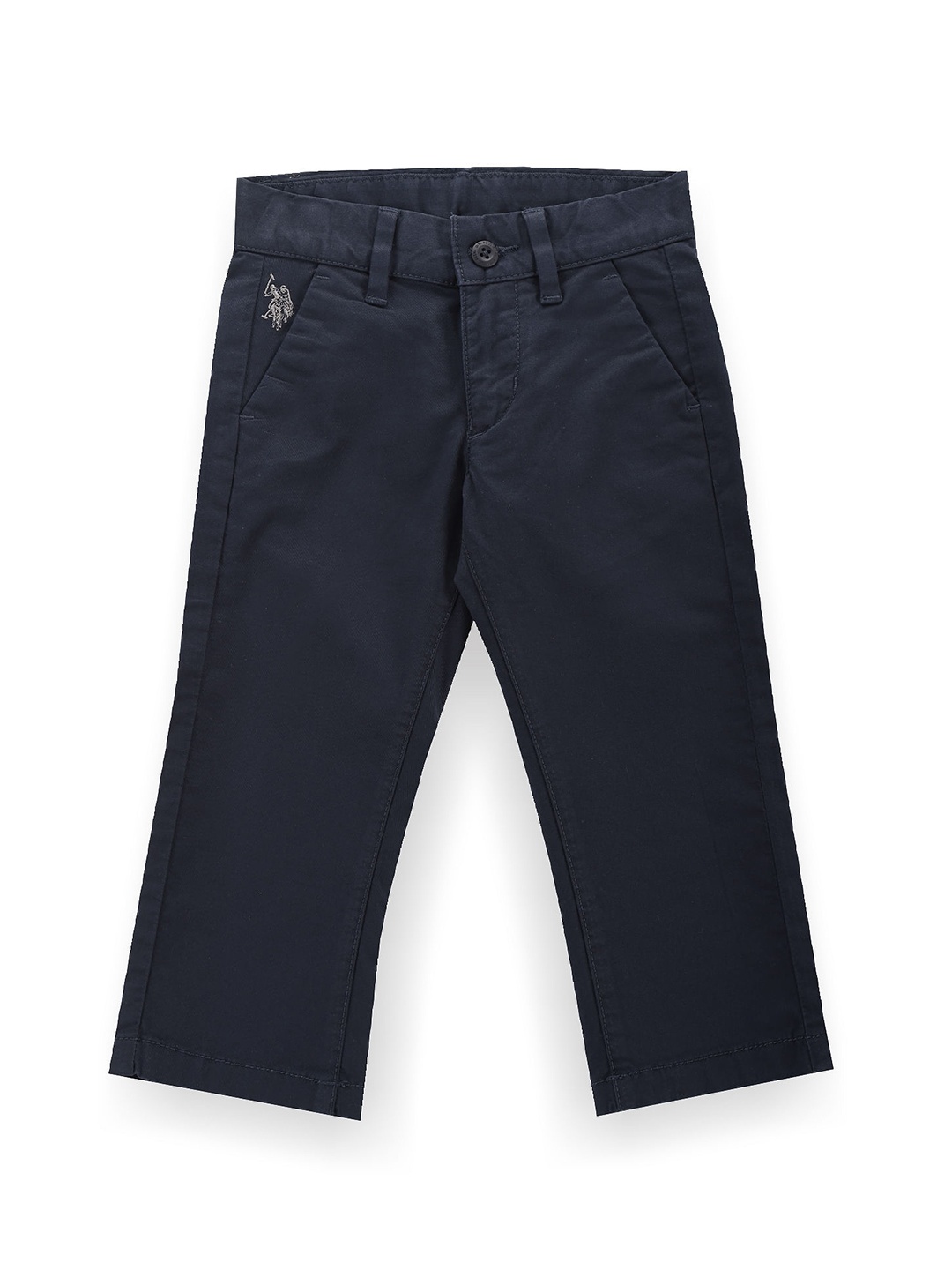 

U.S. Polo Assn. Kids Boys Twill Woven Trousers, Navy blue