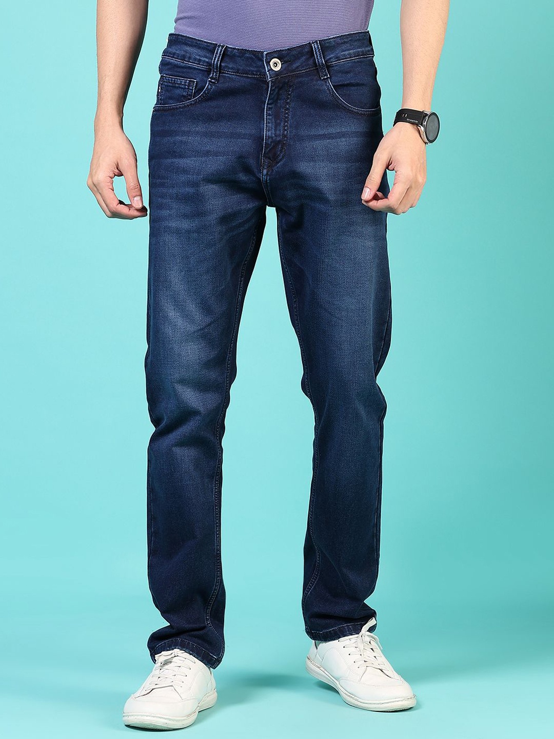 

V-Mart Men Light Fade Jeans, Blue