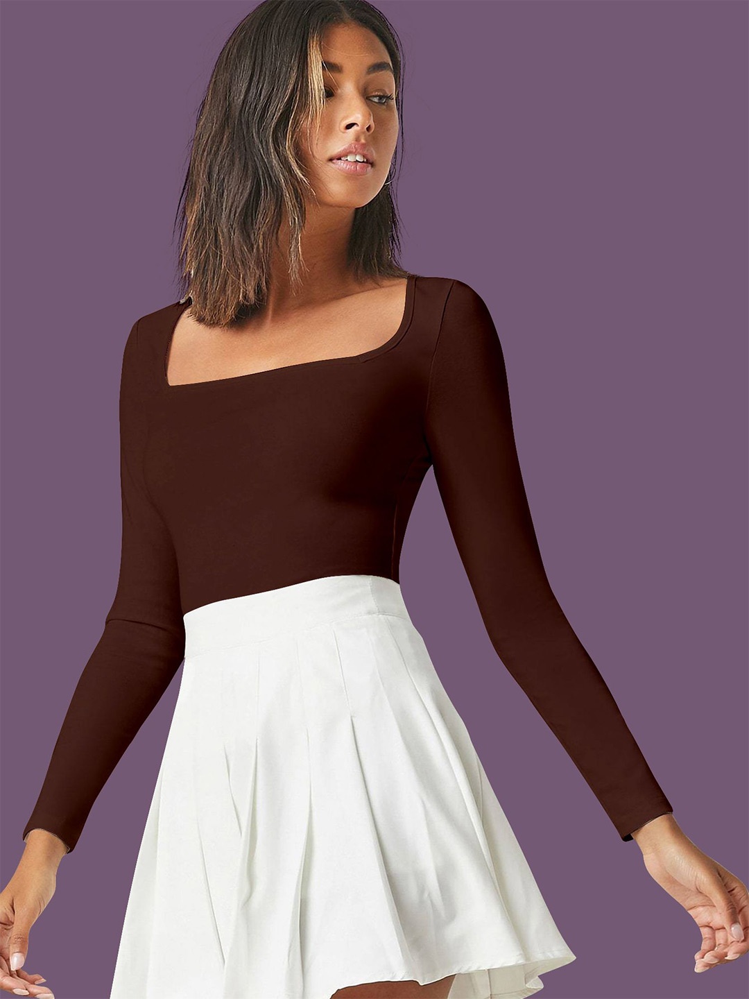 

Dream Beauty Fashion Top, Brown