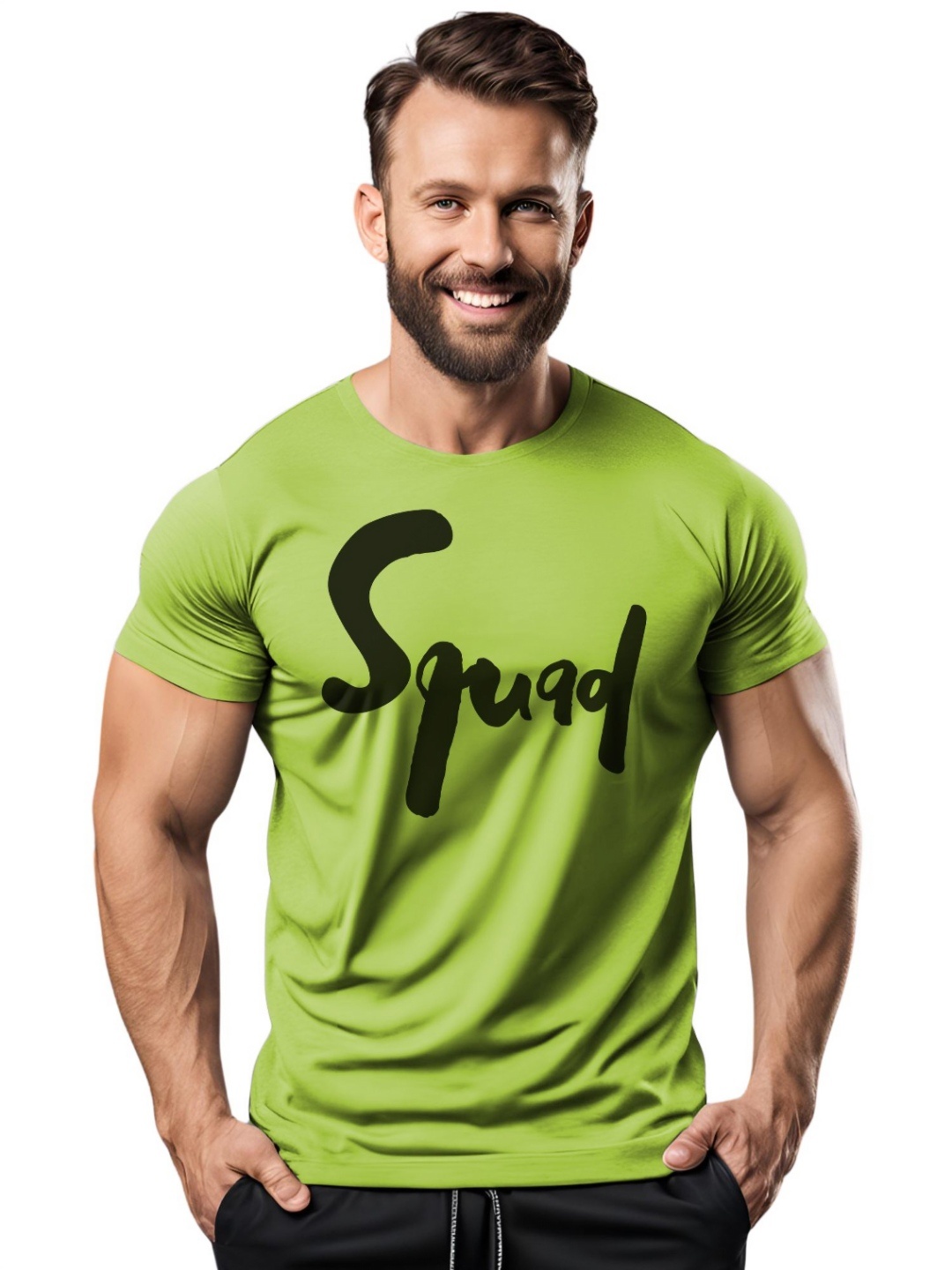 

3Colors Men Moisture Wicking Pockets T-shirt, Green