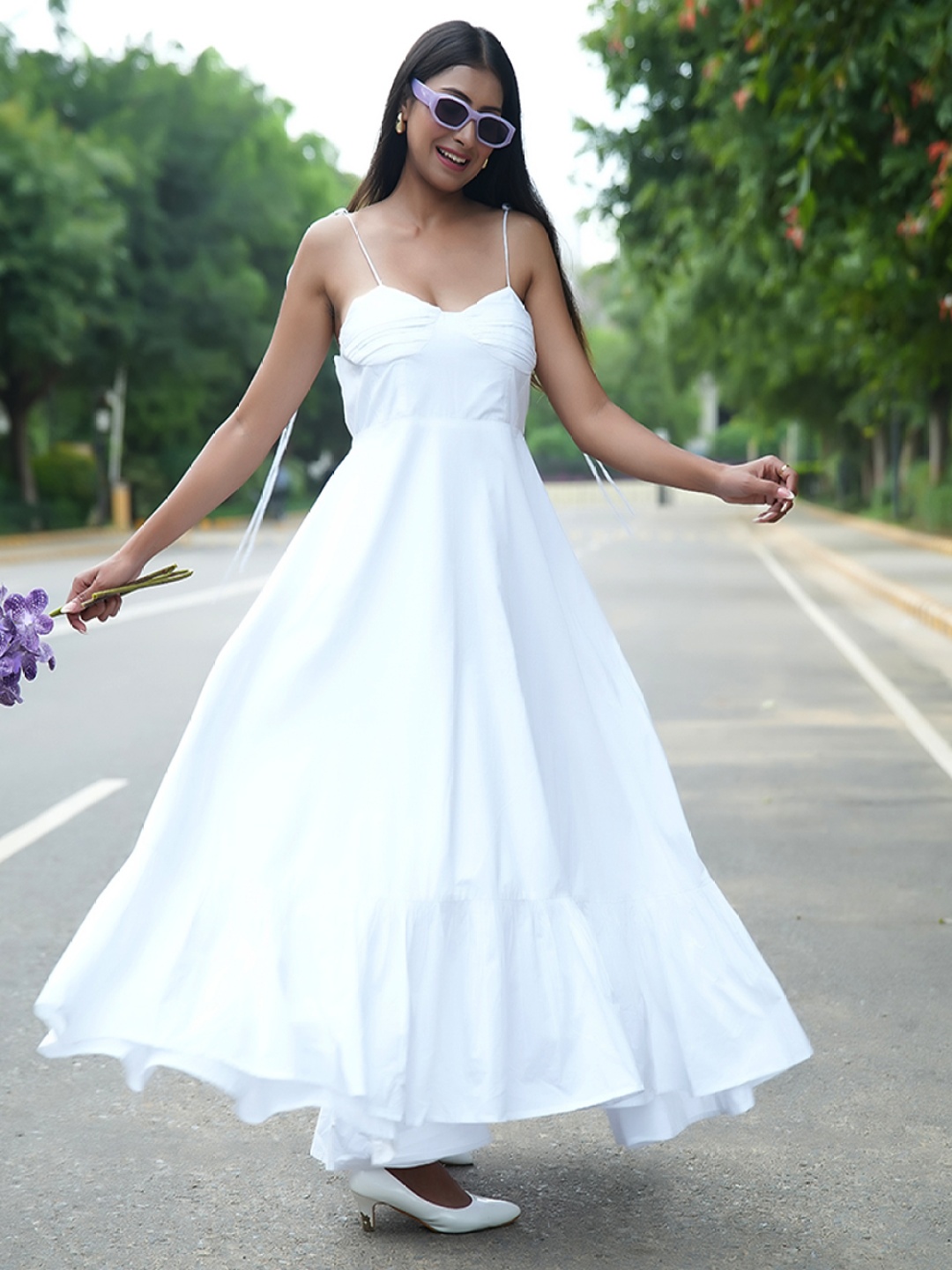 

Veeralda Maxi Dress, White