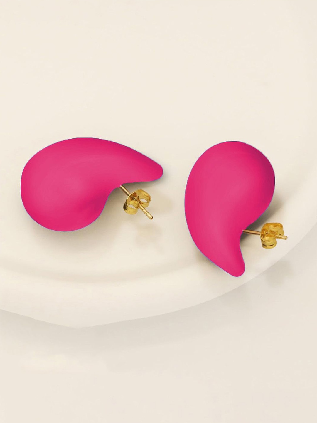 

Krelin Teardrop Shaped Drop Earrings, Pink