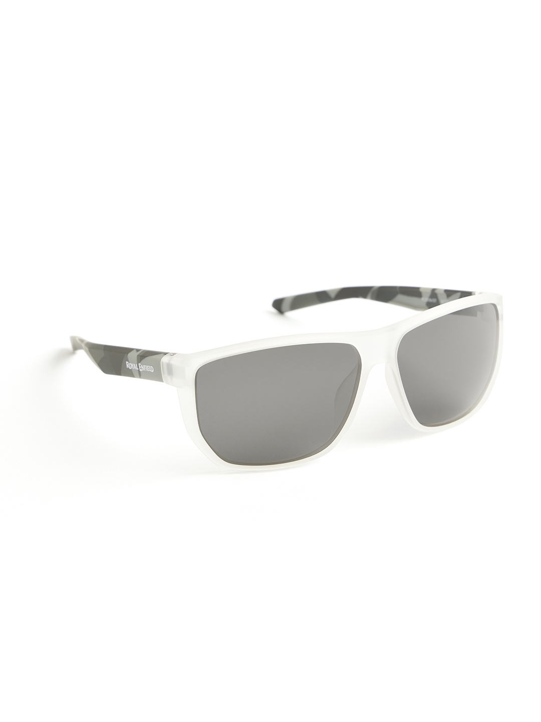 

Royal Enfield Men Sports Sunglasses with Polarised and UV Protected Lens, Grey
