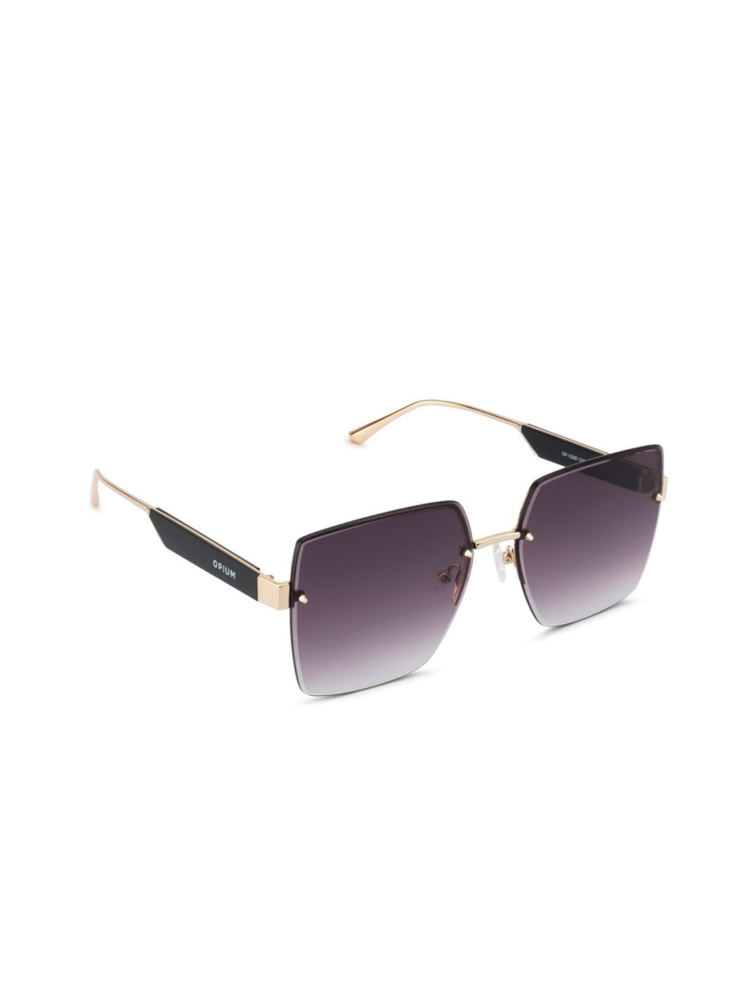 

OPIUM Women Square Sunglasses with UV Protected Lens, Grey