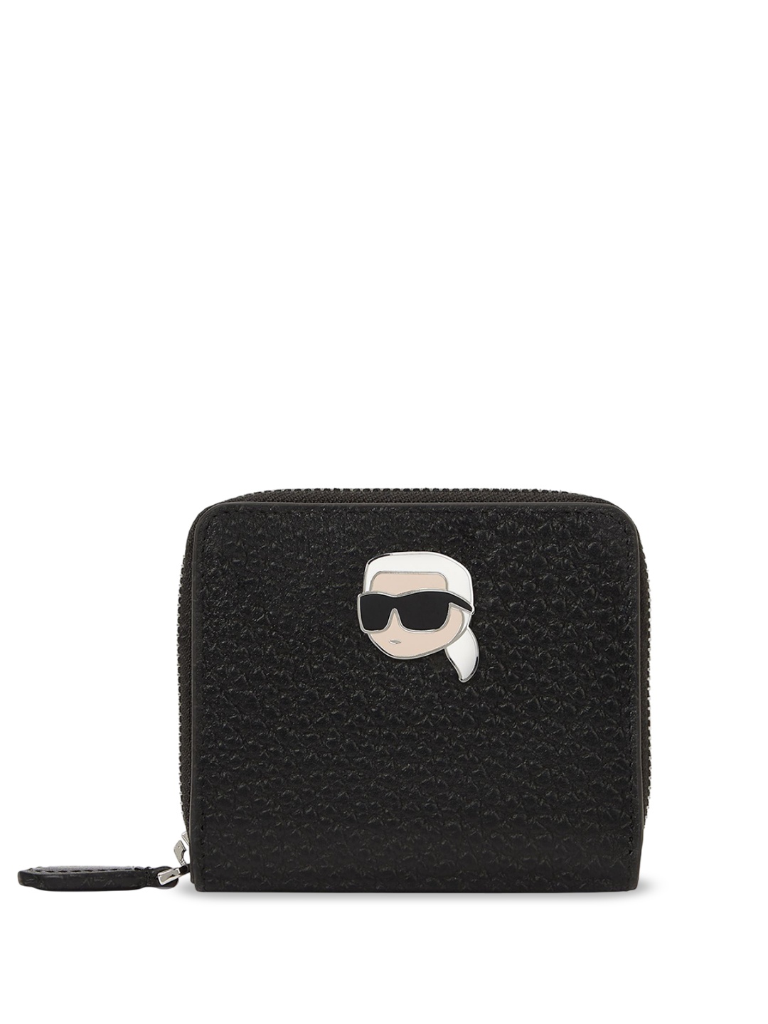 

Karl Lagerfeld PU Structured Sling Bag, Black