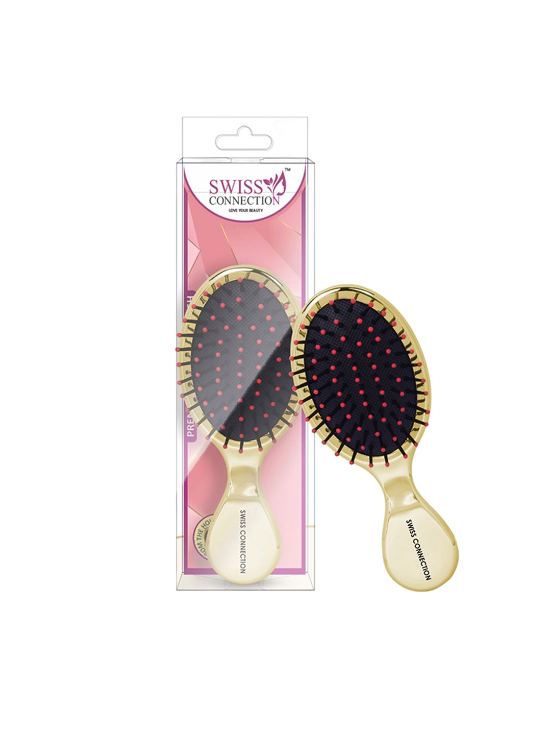 

Swiss Connection Premium Baby Hair Brush, Gold