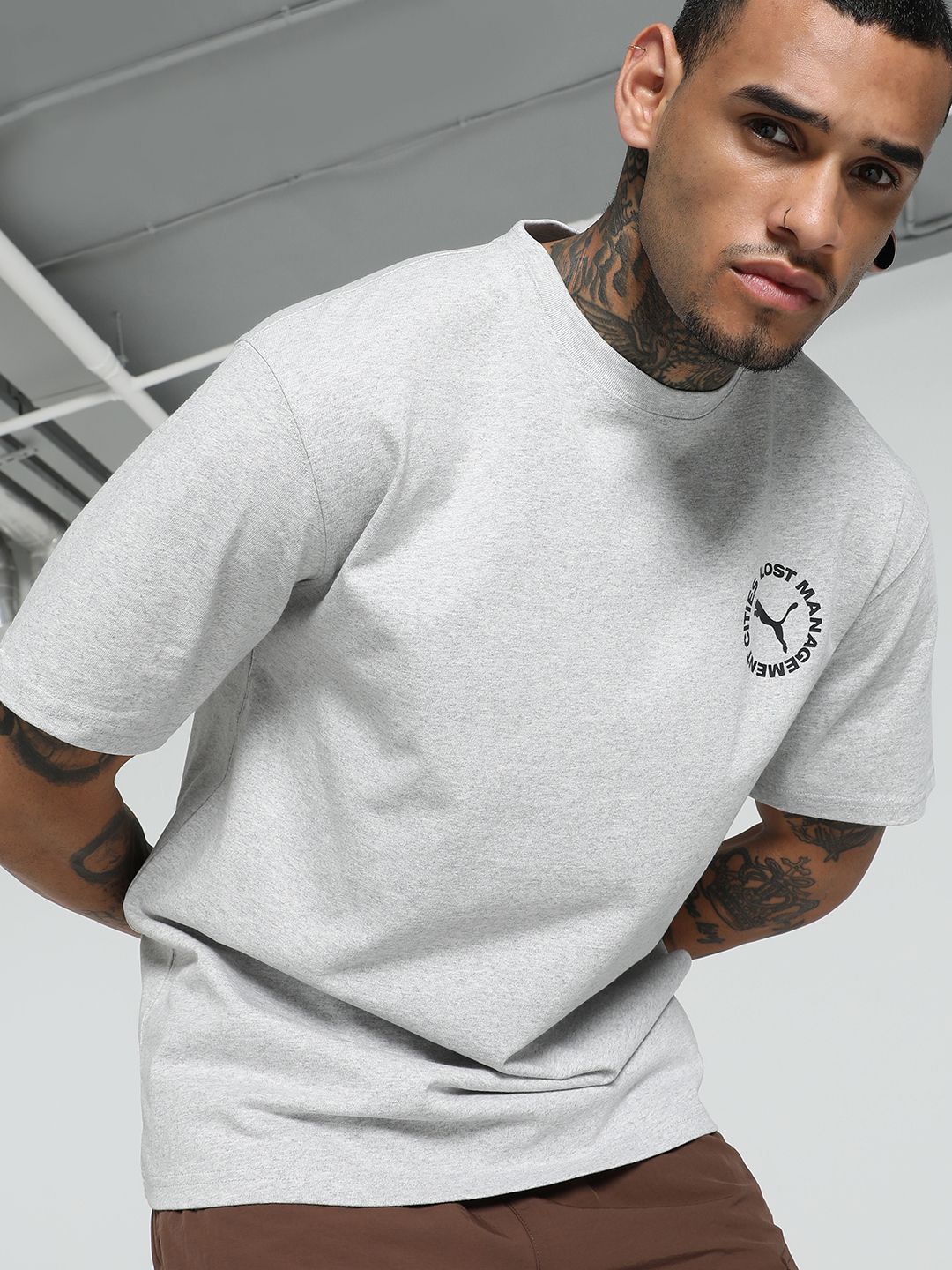 

Puma x LMC Cat Relaxed Fit Tee, Grey