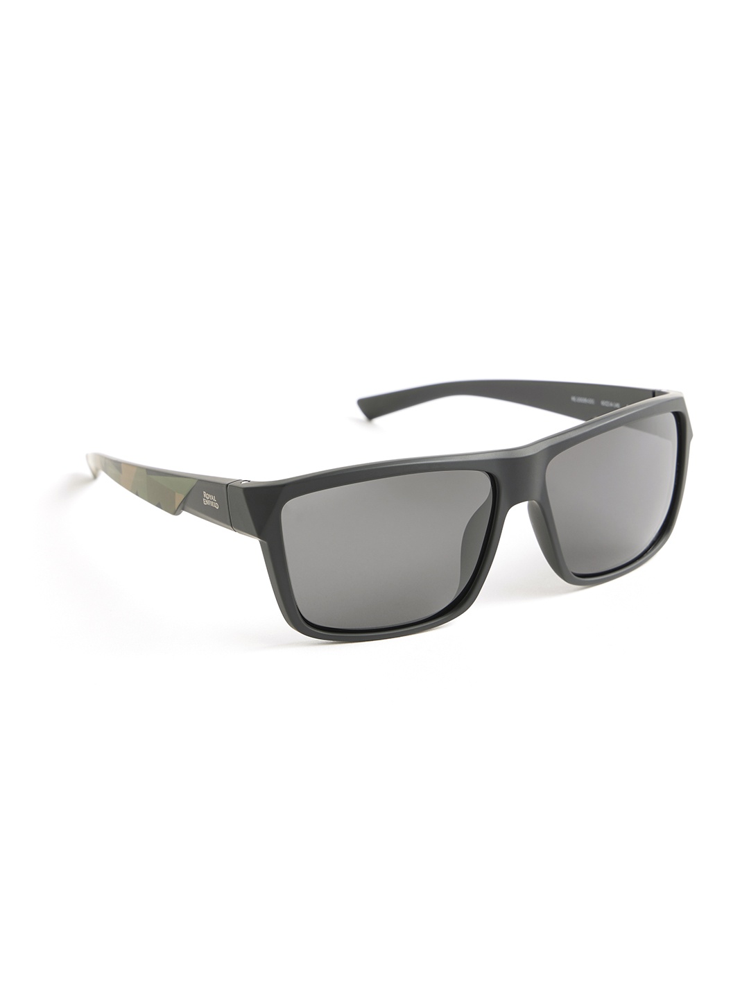 

Royal Enfield Men Sports Sunglasses with Polarised and UV Protected Lens, Grey