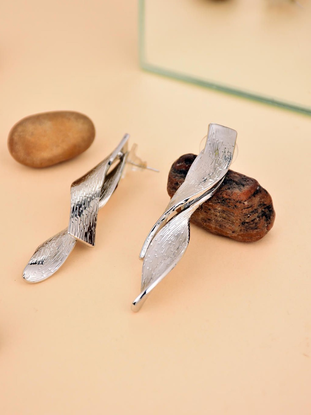 

Reenisaa Quirky Drop Earrings, Silver
