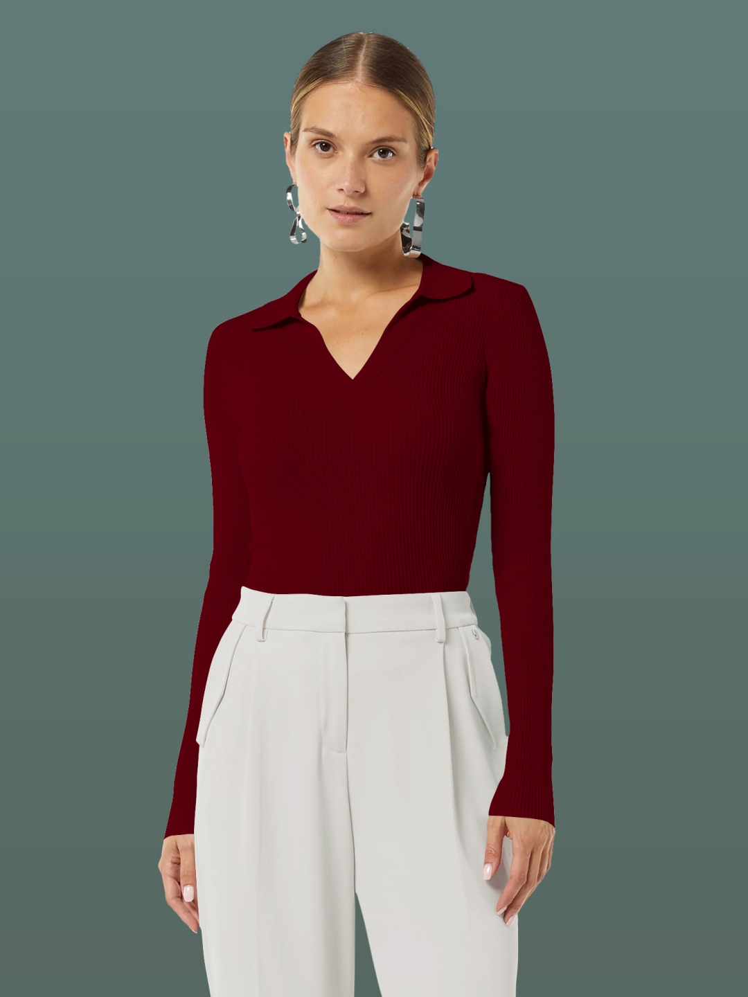 

Dream Beauty Fashion Top, Maroon