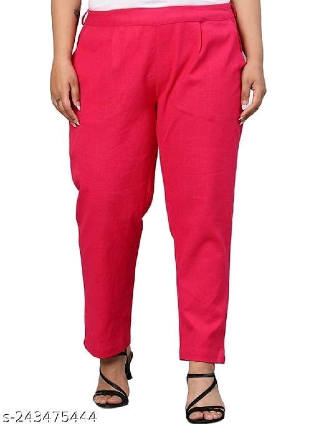 

OUTER WEAR AYAM EXPORTS Women Trousers, Pink