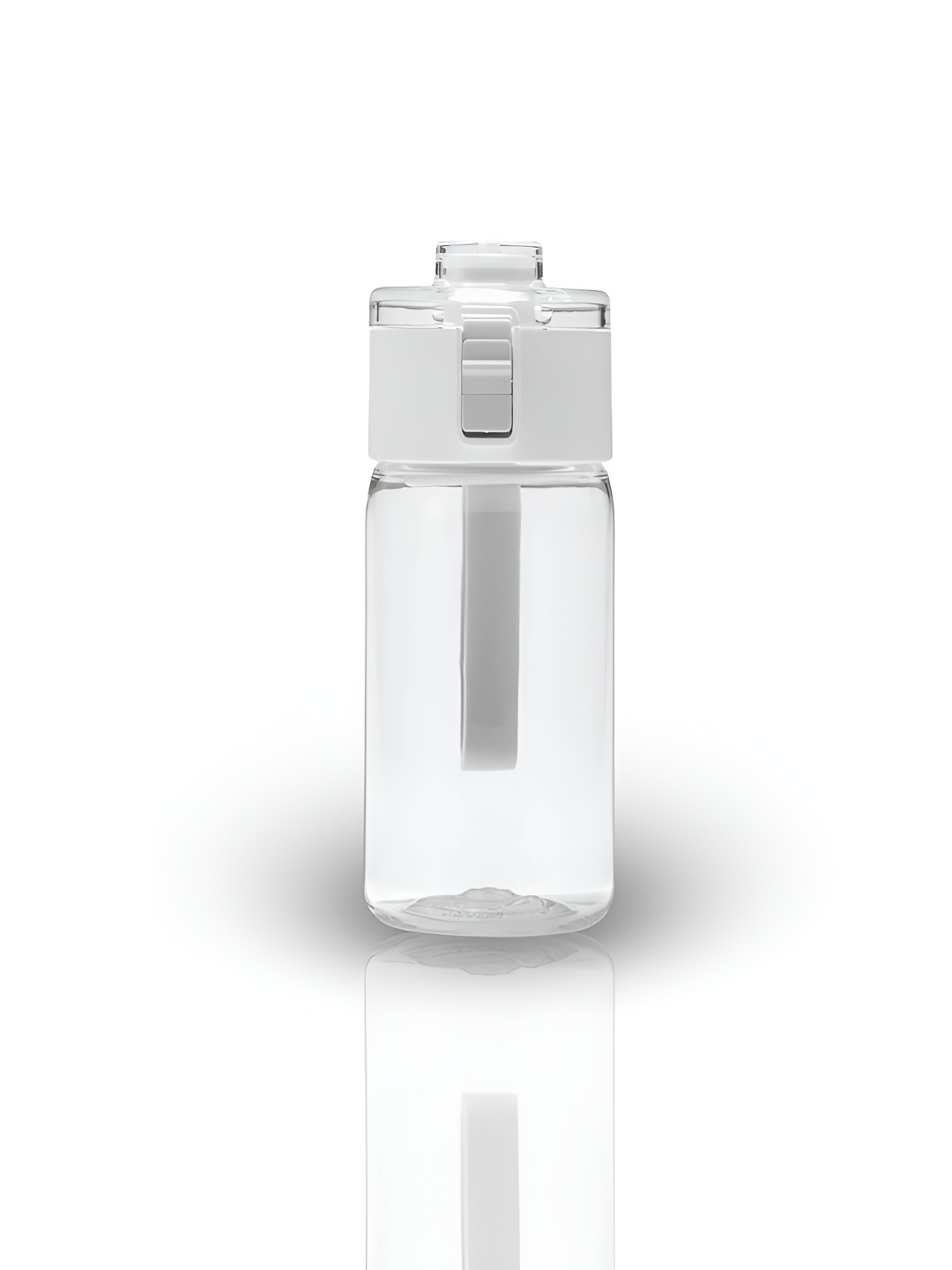 

YELONA Transparent & White Single Glass Solid Double Wall Vacuum Water Bottle