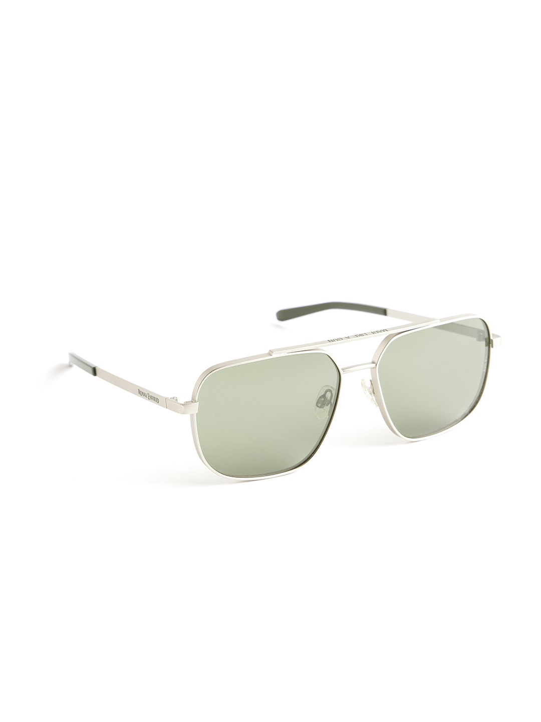

Royal Enfield Men Other Sunglasses with Polarised and UV Protected Lens, Silver