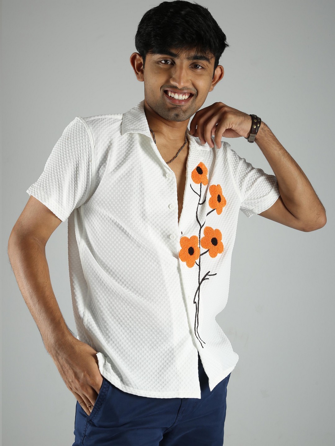 

THE BEETEL HOUSE Men Relaxed Opaque Casual Shirt, White