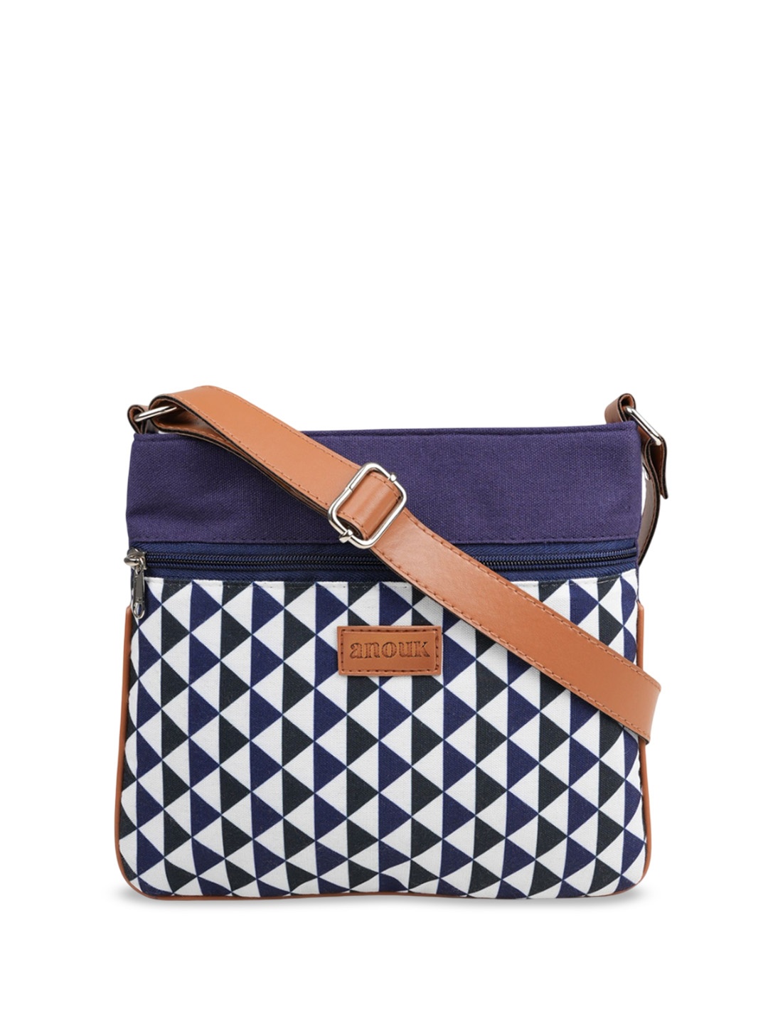 

Anouk Geometric Printed Sling Bag, Multi