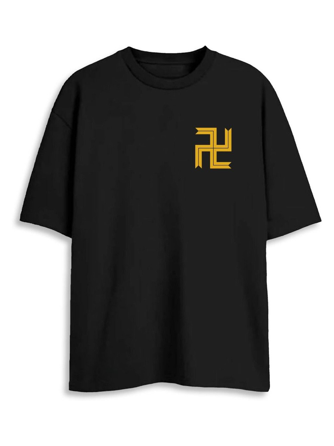 

ZEN1 FASHION Men Printed Abzorb T-shirt, Black