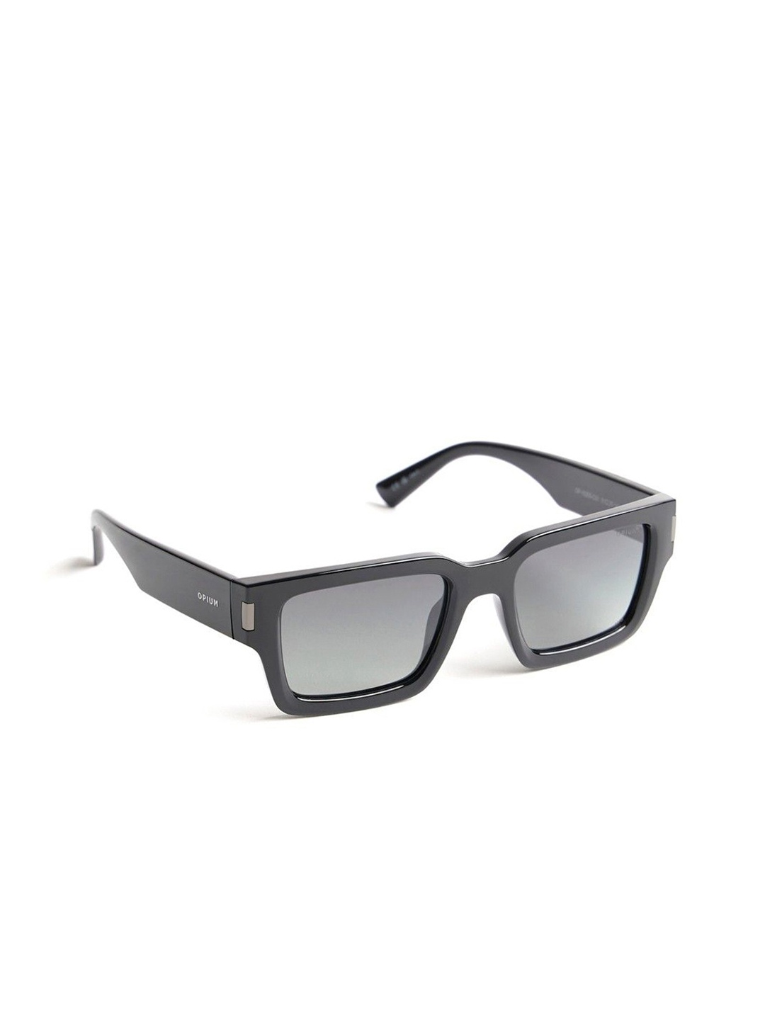 

OPIUM Unisex Rectangle Sunglasses with Polarised and UV Protected Lens, Green