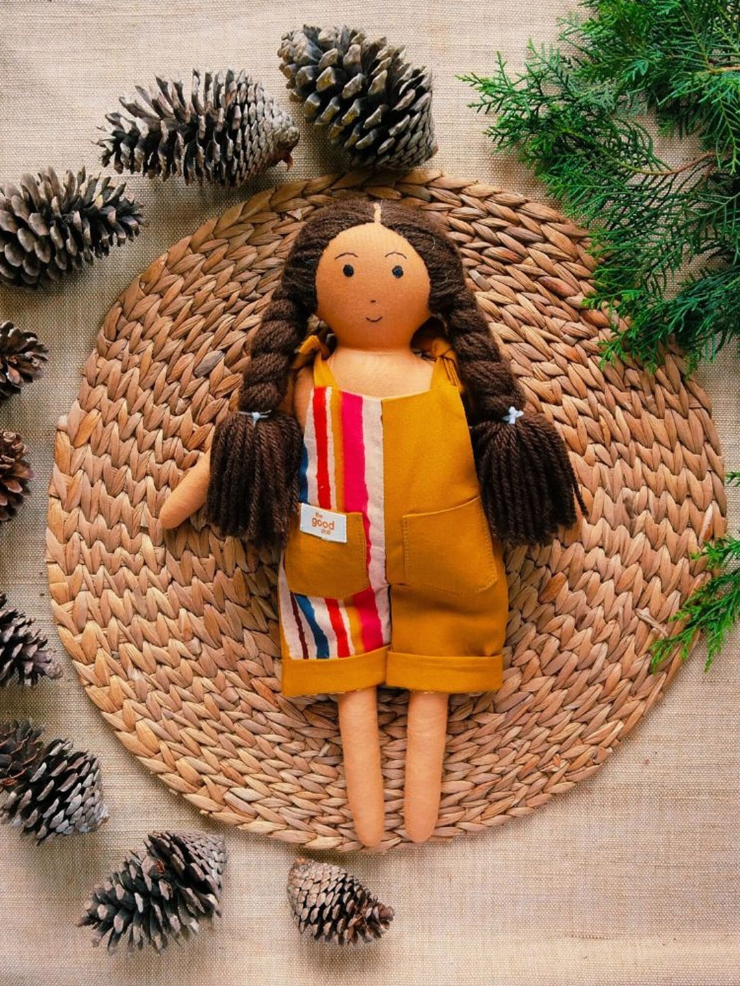 

The Good Doll Polyfill Doll Soft Toys and Dolls, Mustard