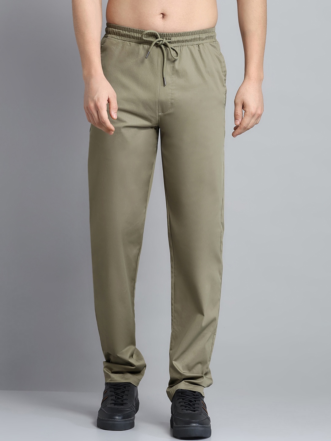 

Monte Carlo Men Mid-Rise Track Pants, Olive