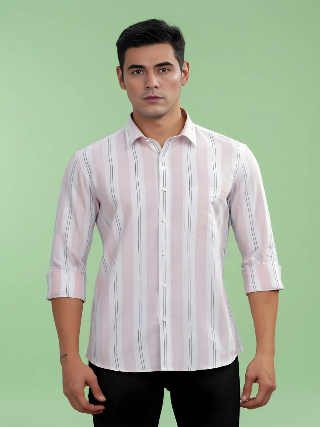 

Moda Rapido Men Comfort Opaque Casual Shirt, Multi