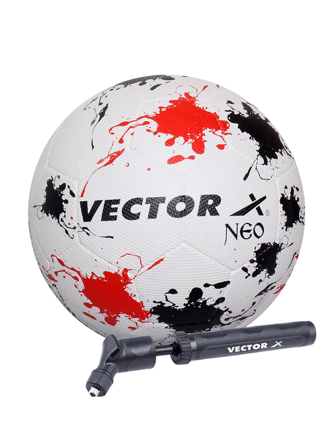 

VECTOR X Pebble Trainy Football With Pump, Multi