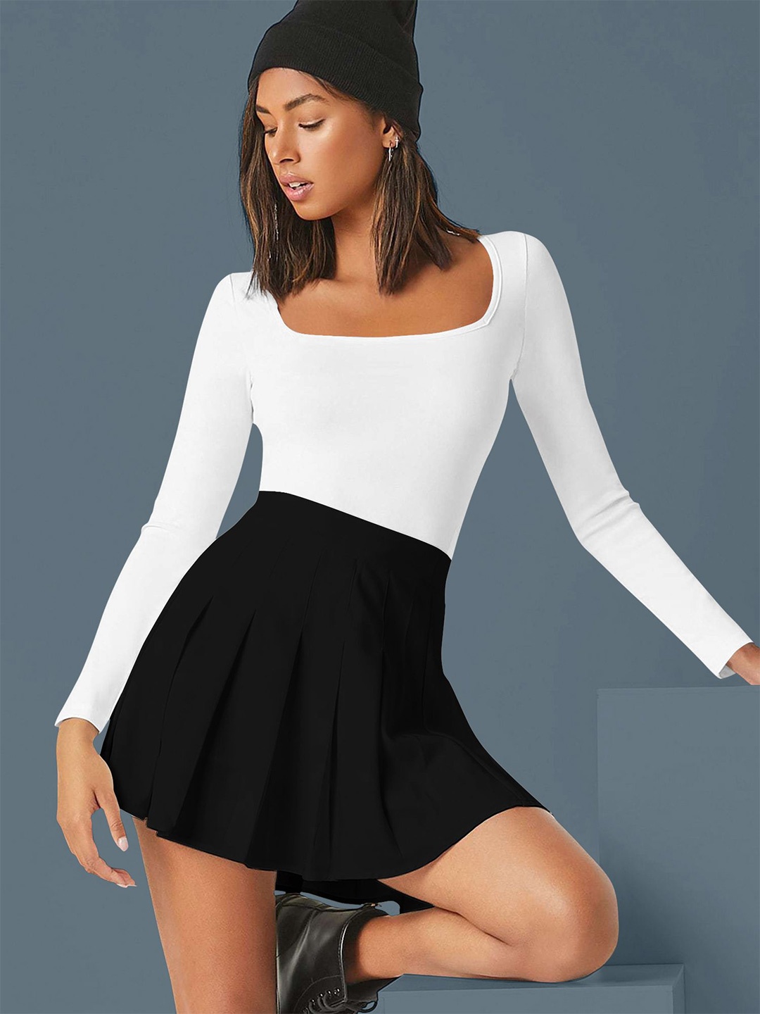 

Dream Beauty Fashion Women Fitted Top, White