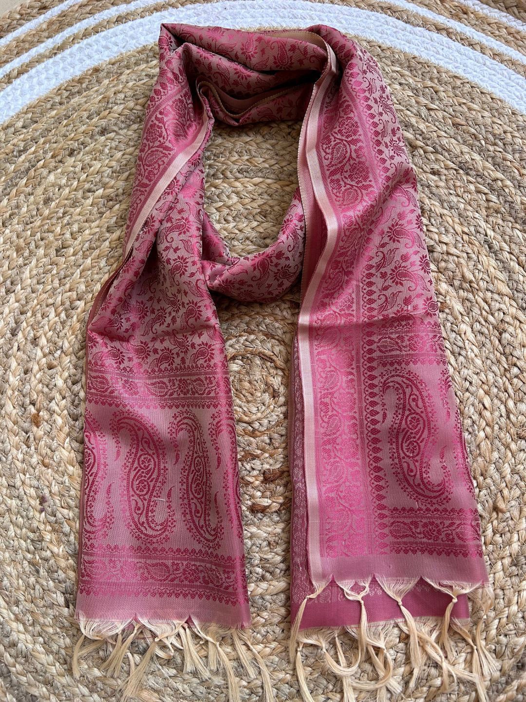 

Weave Owl Women Woven Design Stole, Beige