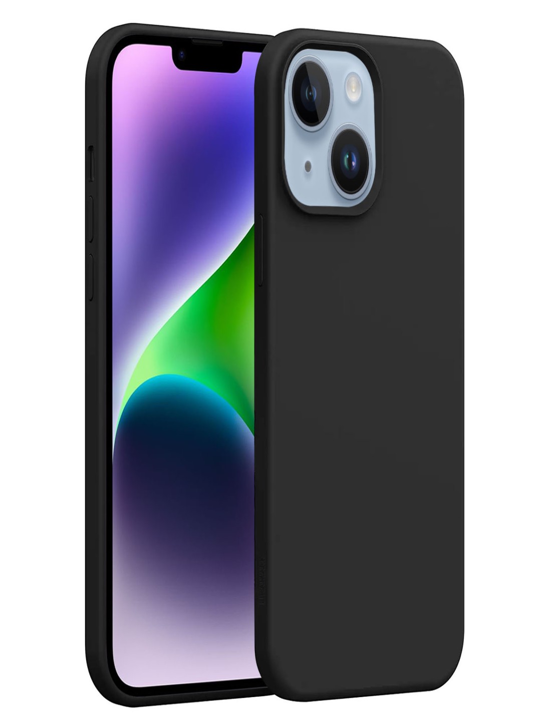 

LIRAMARK Solid Printed iPhone 14 Back Case Mobile Accessories, Black