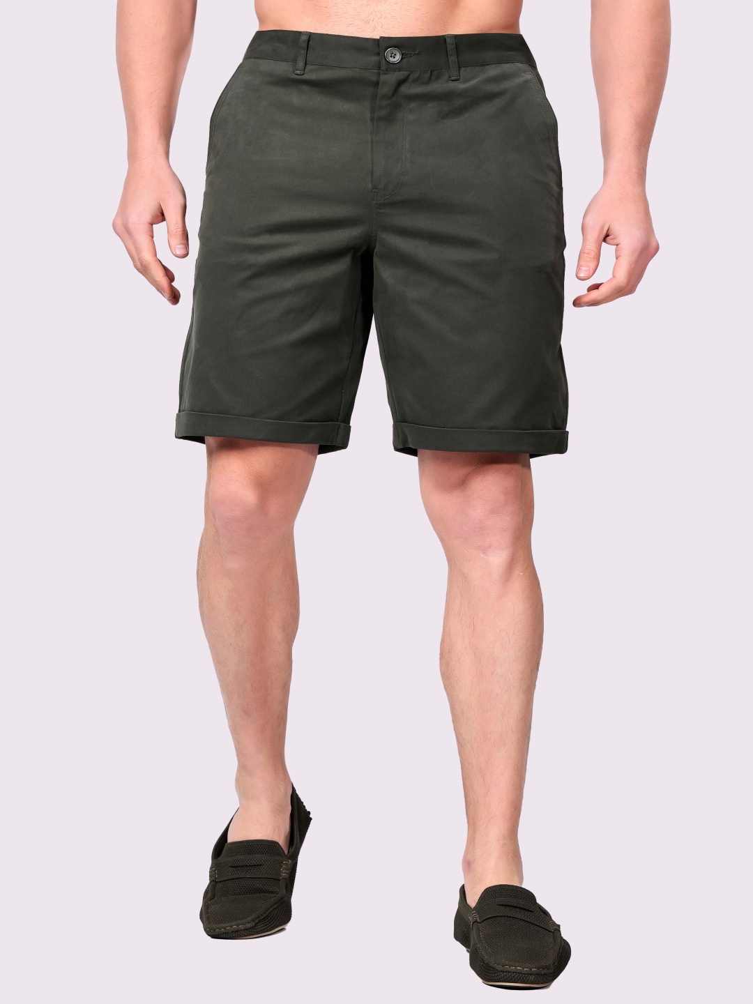 

London Hills Men Outdoor Chino Shorts, Olive