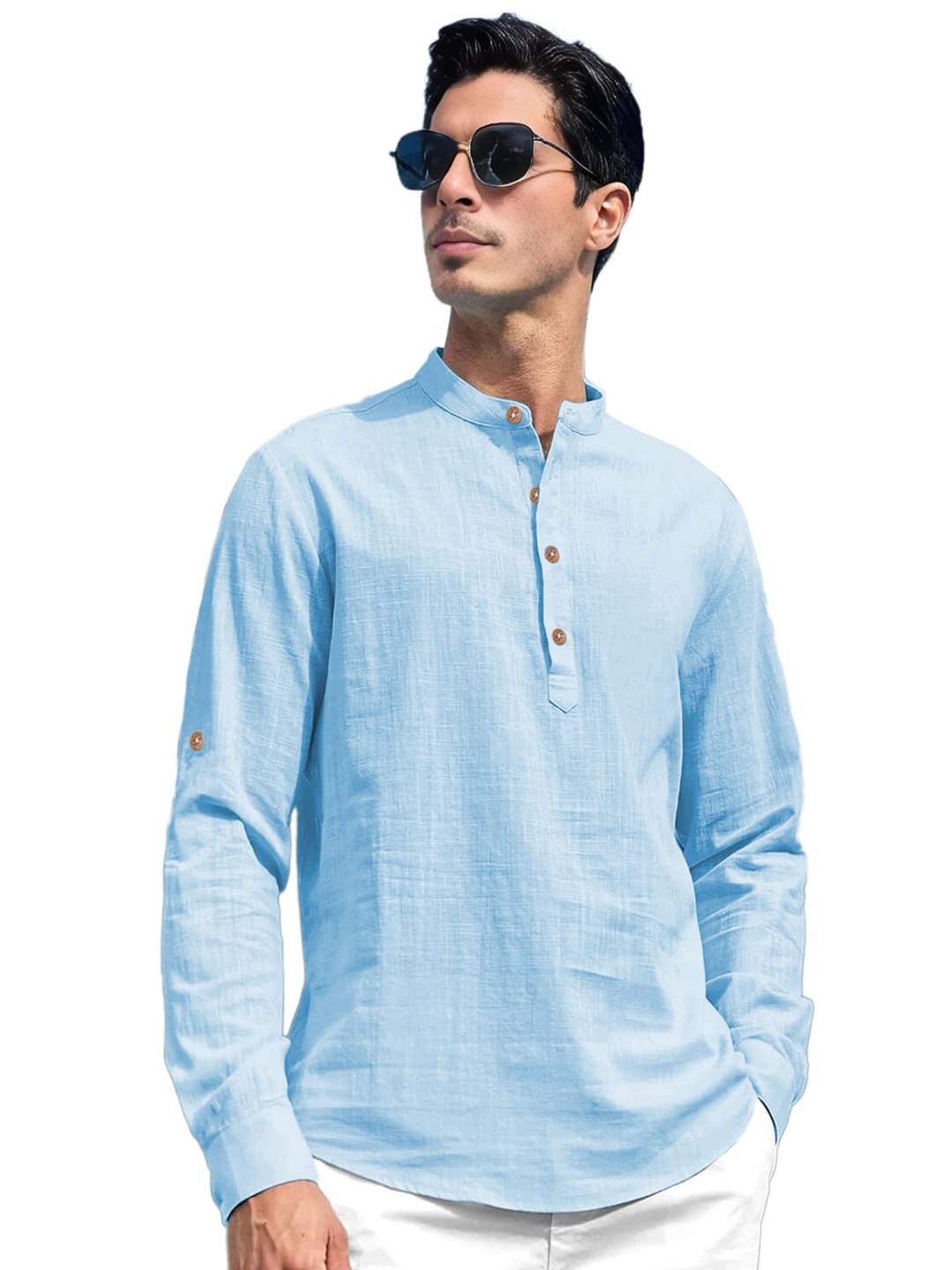 

Amrit Topwear Men Relaxed Slim Fit Opaque Casual Shirt, Burgundy