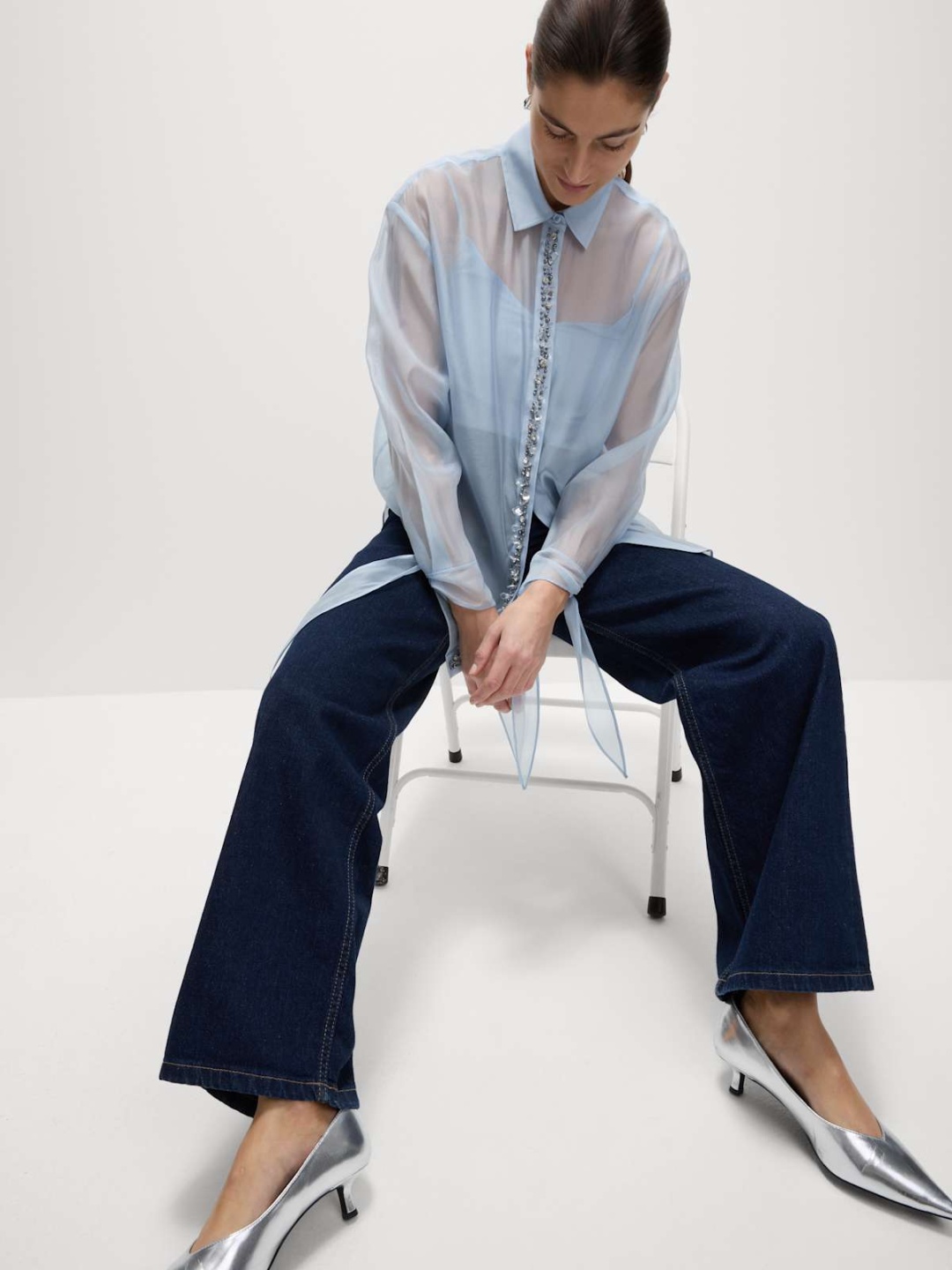

Marks & Spencer Women Opaque Casual Shirt, Blue