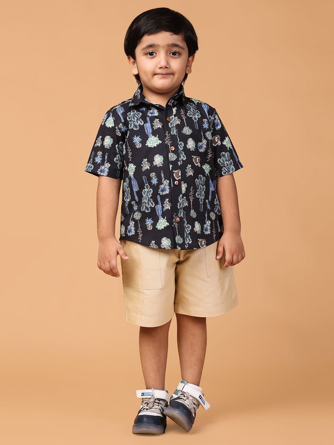 

Piccolo Piglet Boys Printed Shirt with Shorts, Blue