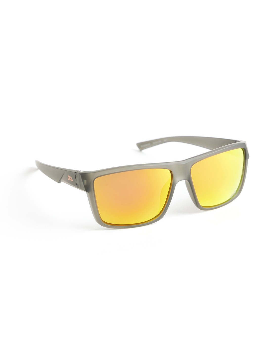 

Royal Enfield Men Sports Sunglasses with Polarised and UV Protected Lens, Brown