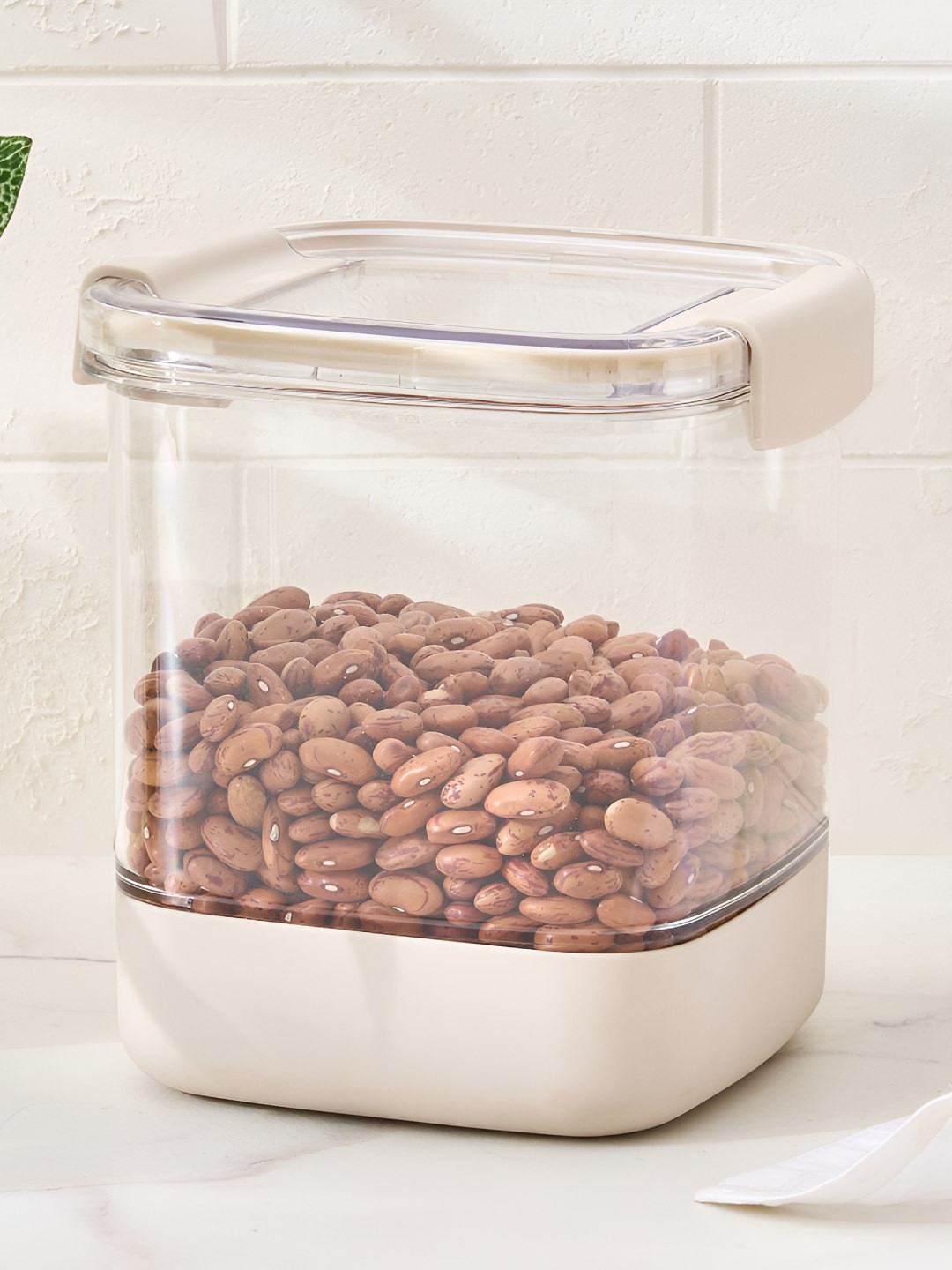 

Home Centre Cream-Coloured 2025 Plastic Canister Container