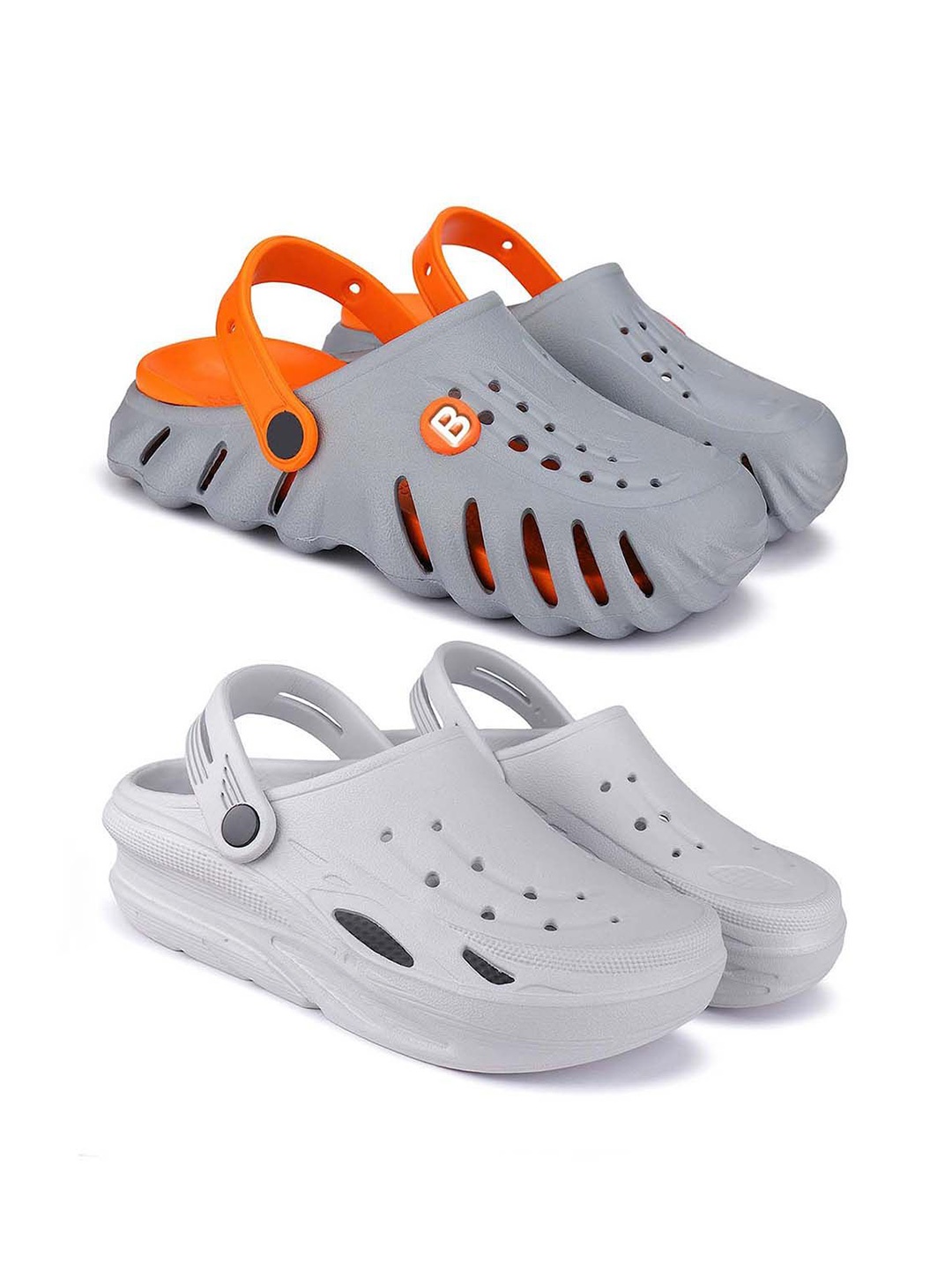 

BERSACHE Men Slip-On, Grey melange