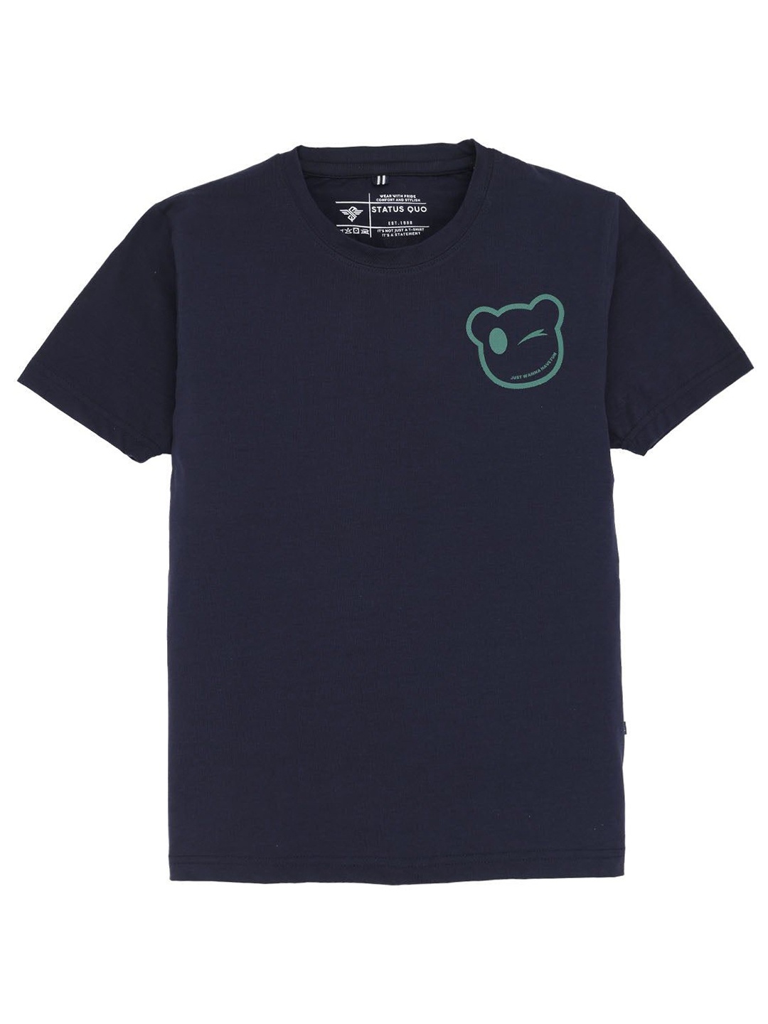 

Status Quo Boys Printed T-shirt, Navy blue
