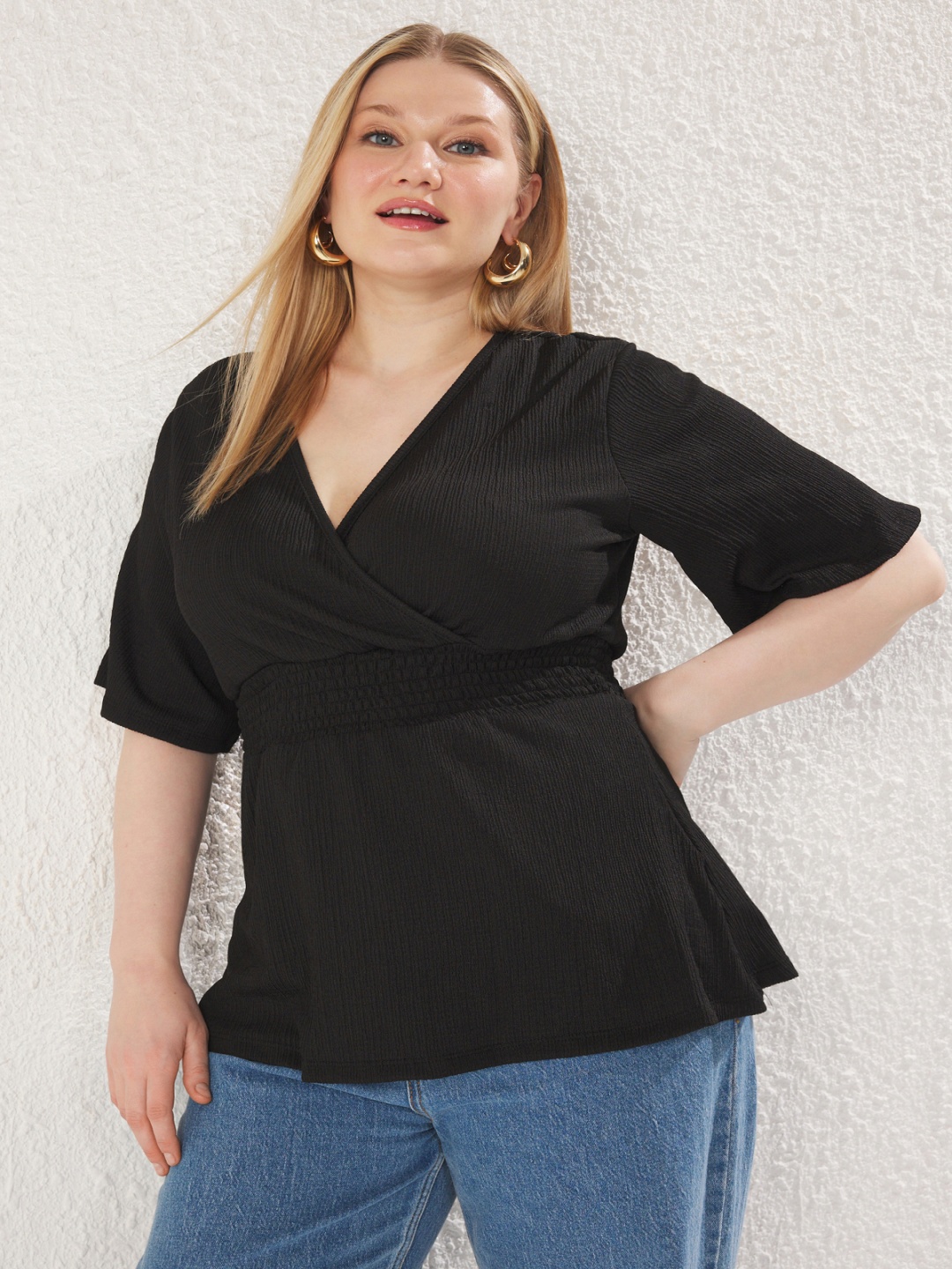 

Trendyol Wrap Top, Na