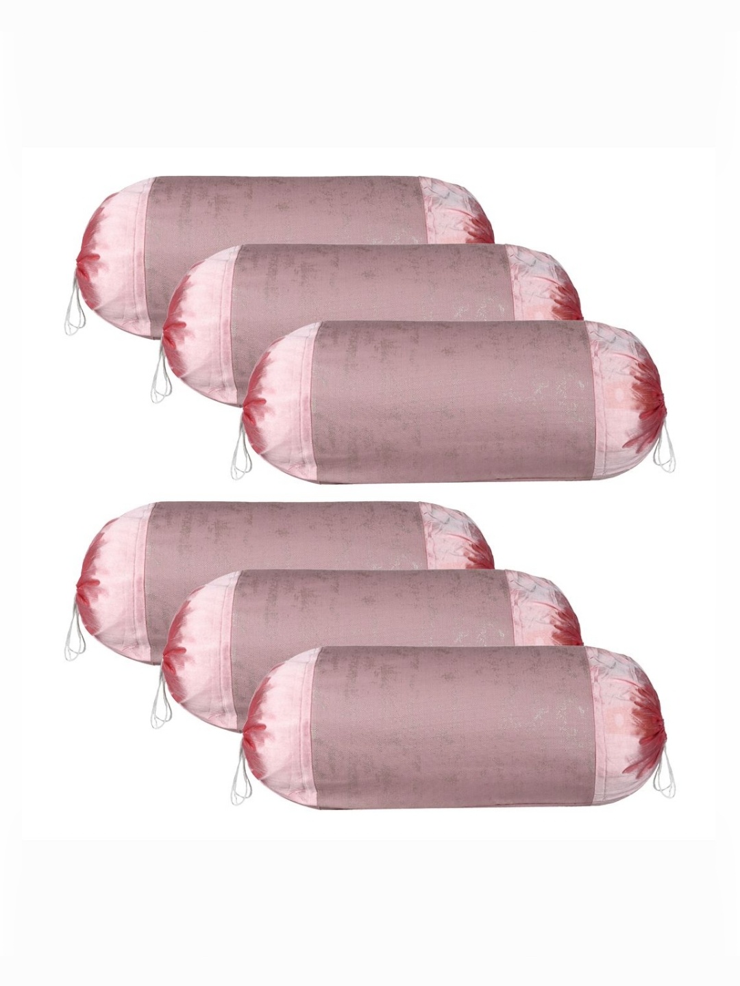 

Aura Pink 6 Pieces Solid Pure Cotton Other Pillow Covers