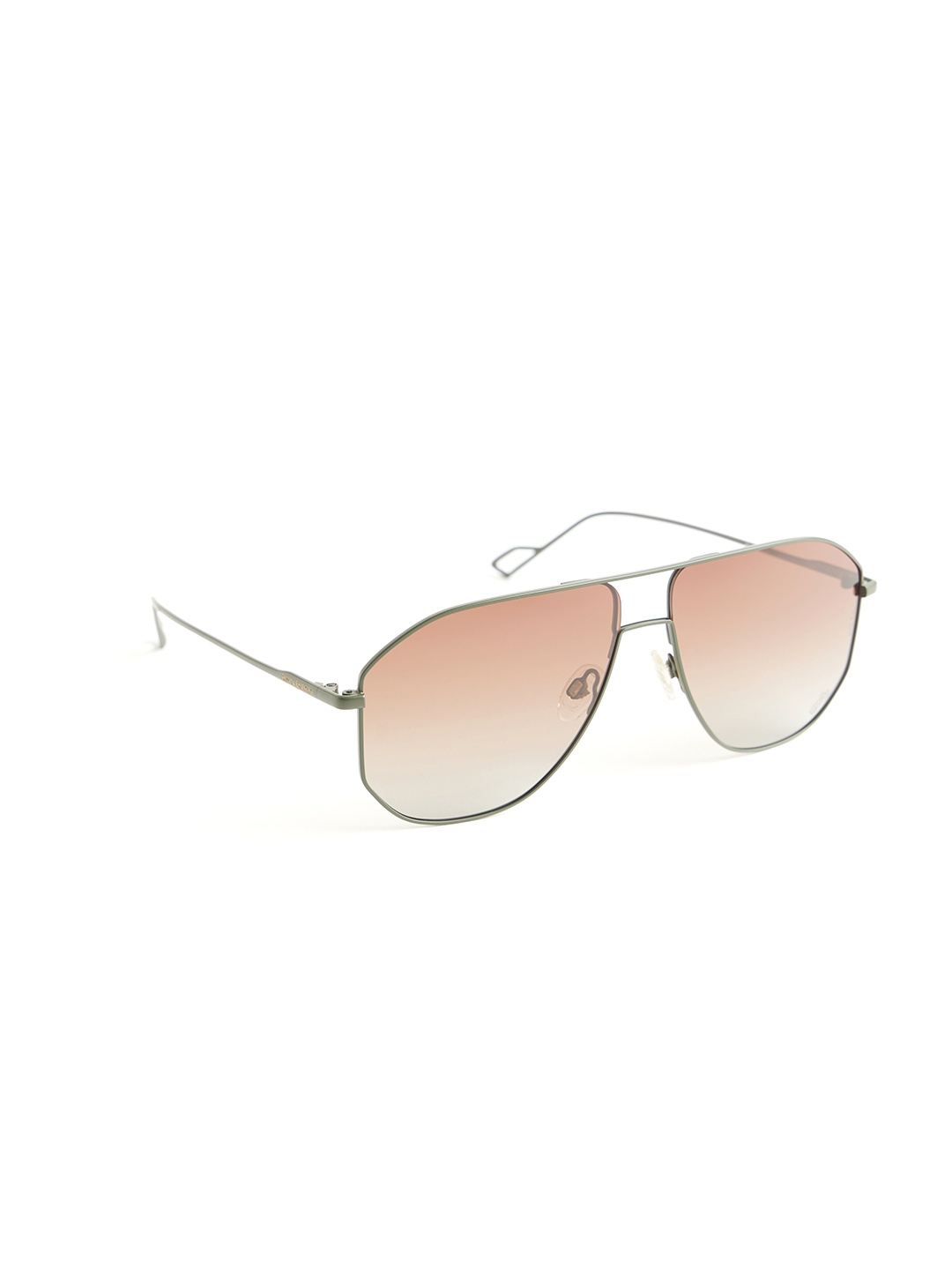 

Royal Enfield Men Aviator Sunglasses with Polarised and UV Protected Lens, Brown