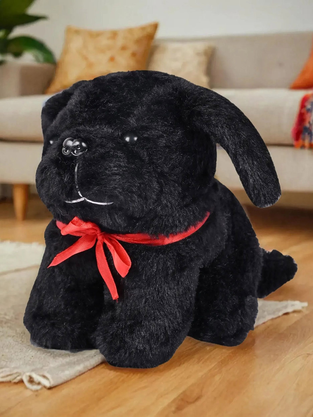 

BESTIES Microfibre Filled Non-Allergic Soft Toy Soft Toys and Dolls, Black