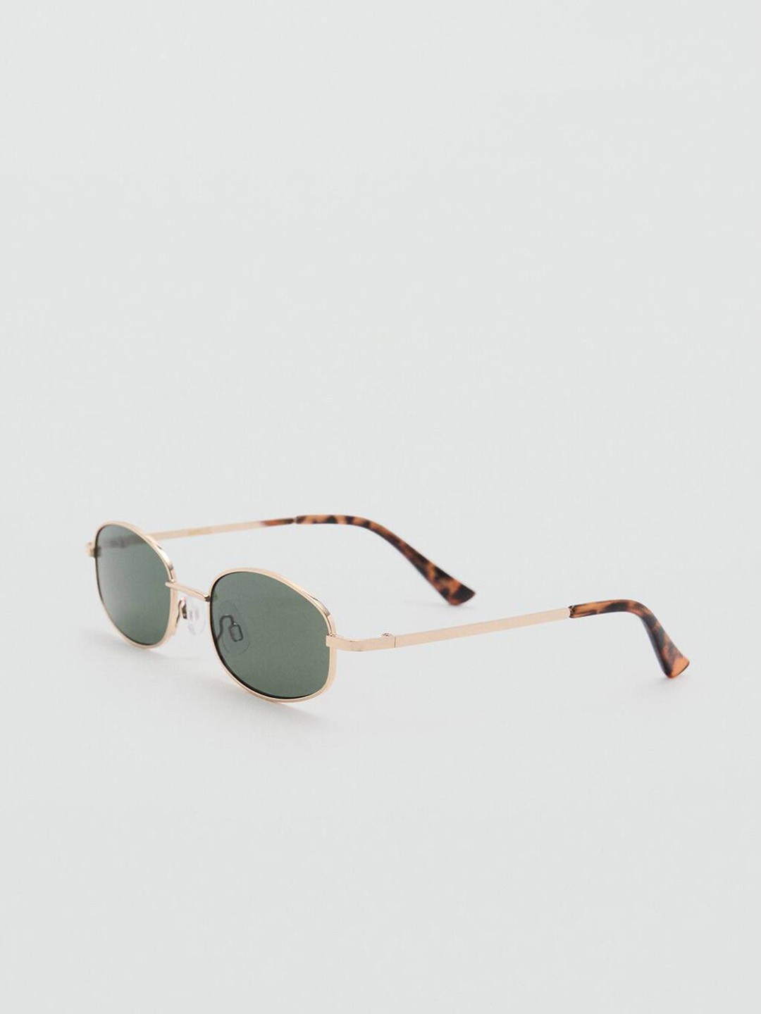 

MANGO Women Oval Sunglasses with UV Protected Lens, Green
