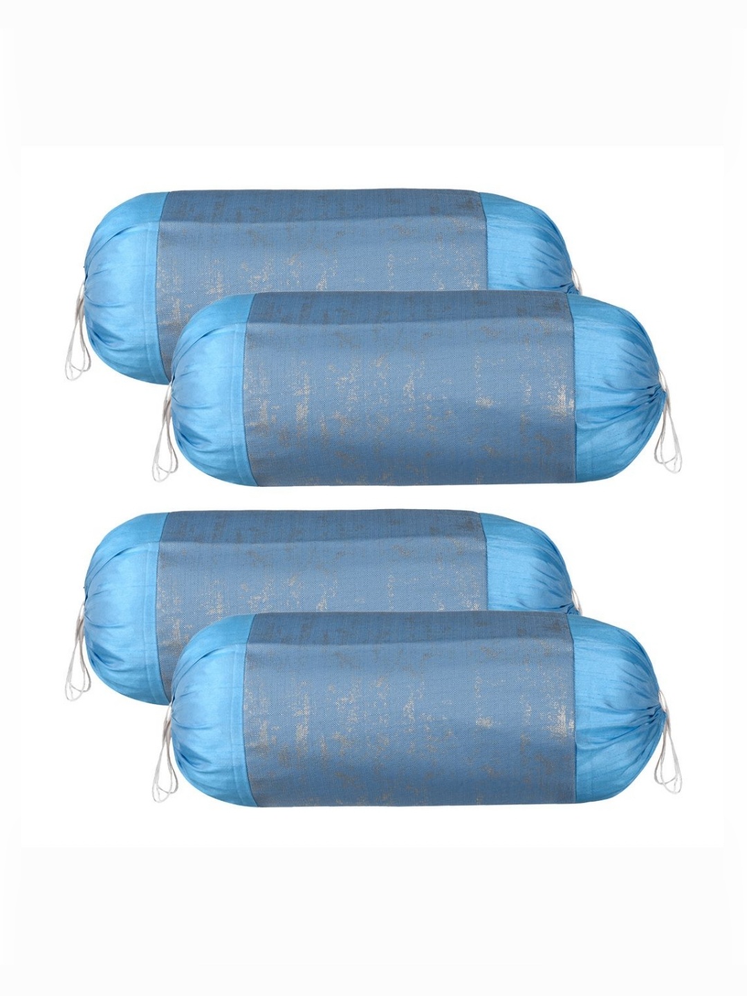 

Aura Blue 4 Pieces Solid Pure Cotton Other Pillow Covers