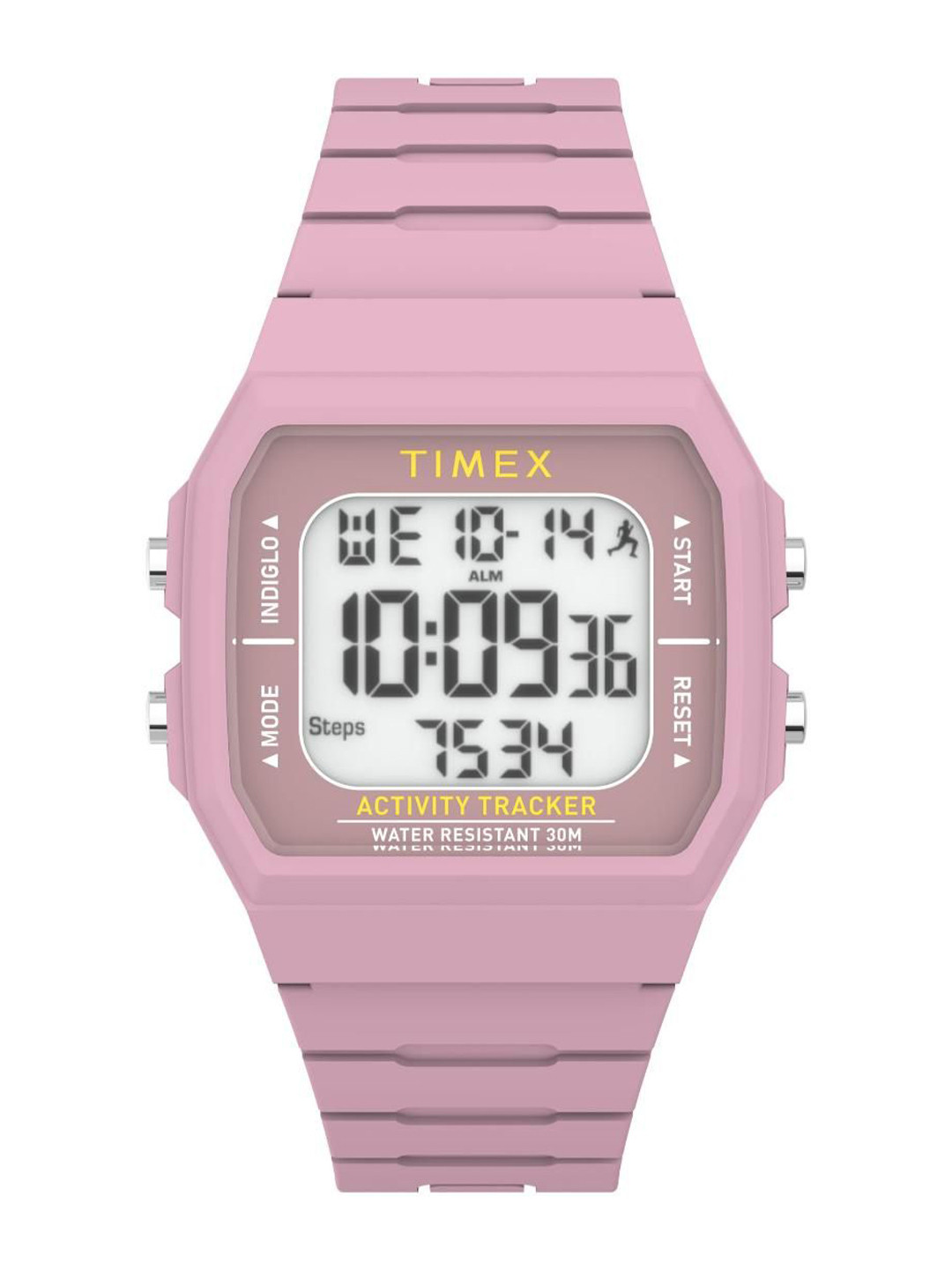 

Timex Unisex Brass Dial & Bracelet Style Straps Digital Watch TW5M55800, White