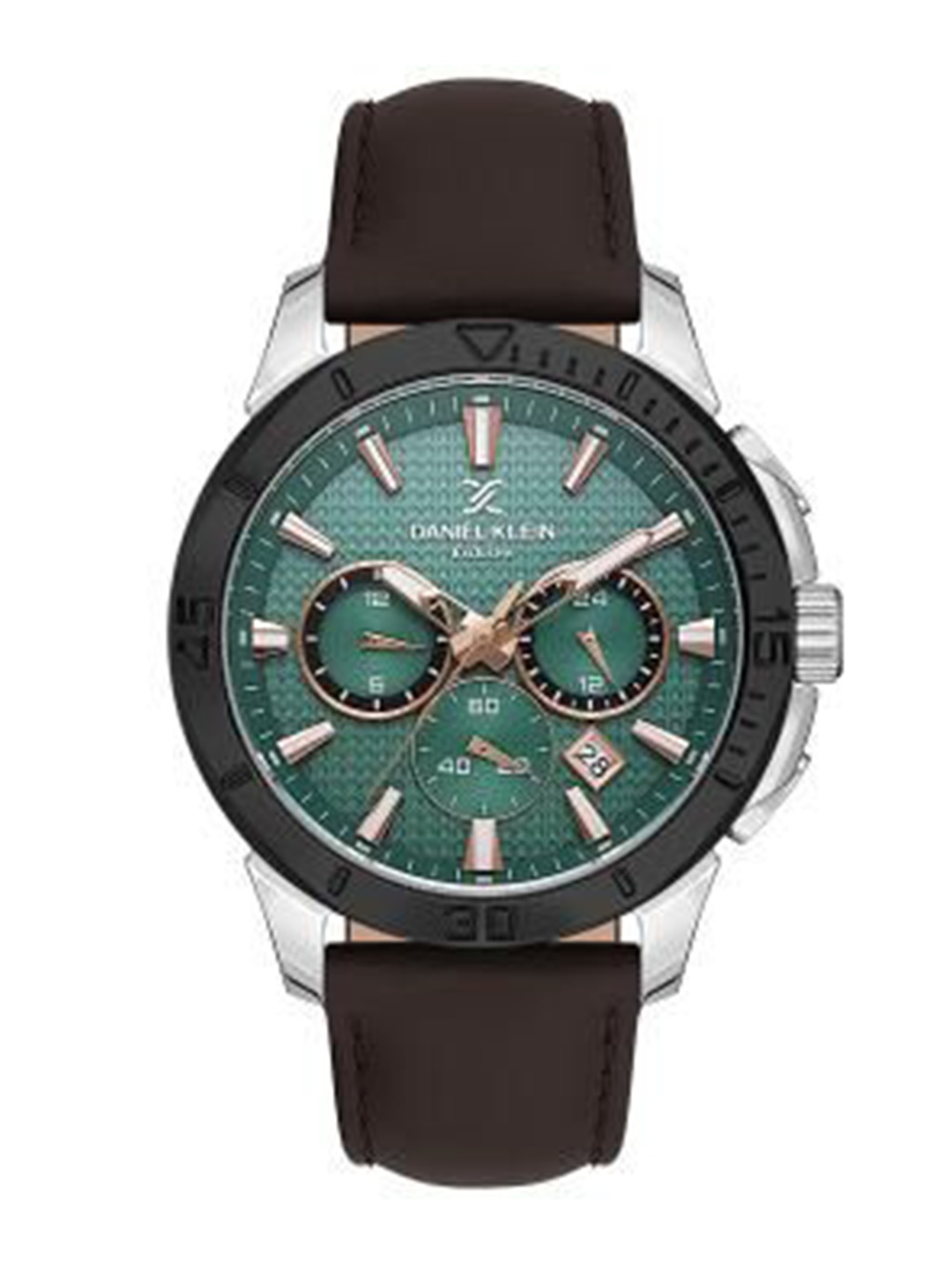 

Daniel Klein Men Dial & Leather Straps Analogue Watch DK.1.13893-4, Brown