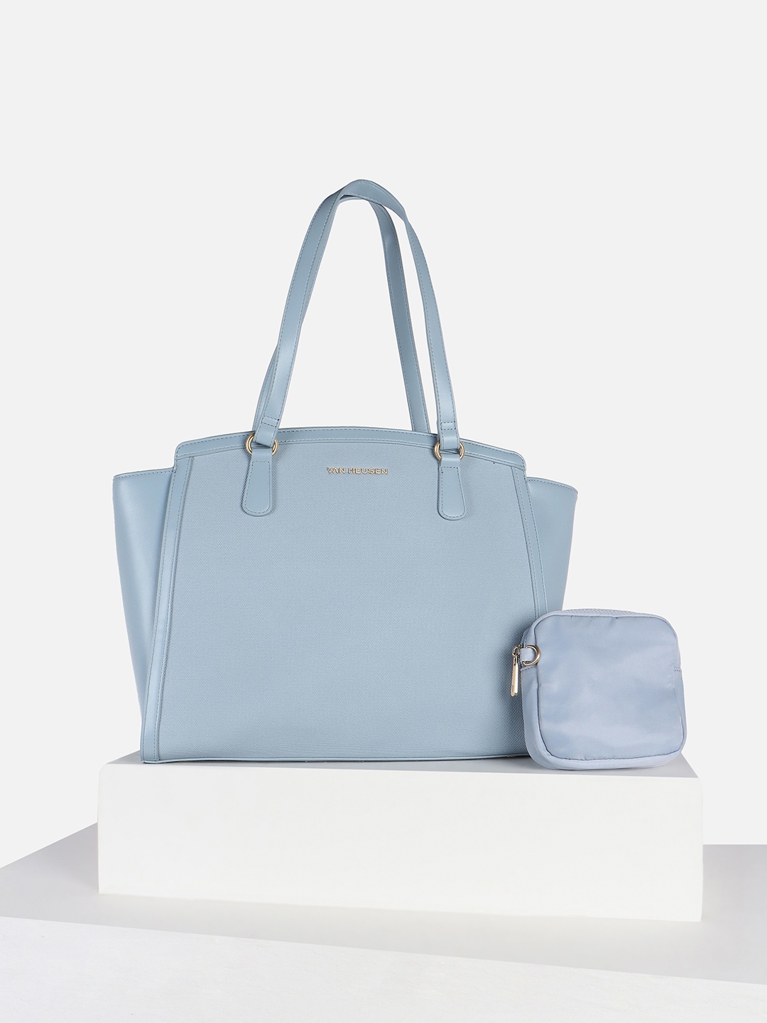 

Van Heusen Woman PU Swagger Handheld Bag, Blue